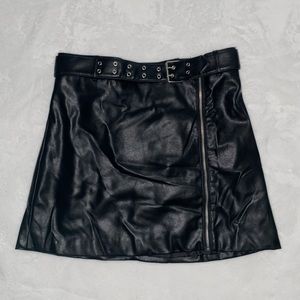 H&M leather skirt